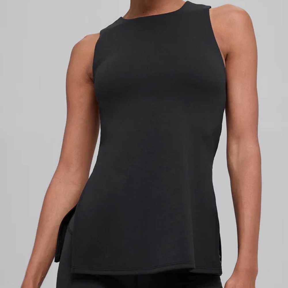 Alo Yoga Softsculpt Precision Full Length Bra Tank Black XS